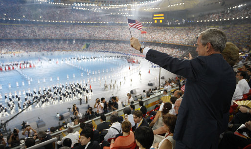 The Olympics opening ceremony in Beijing